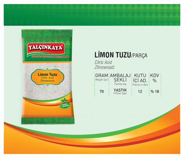 LİMON TUZU / PARÇA